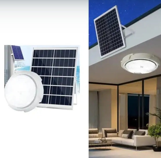 100W Solar Ceiling Light – Outdoor & Indoor LED Waterproof
