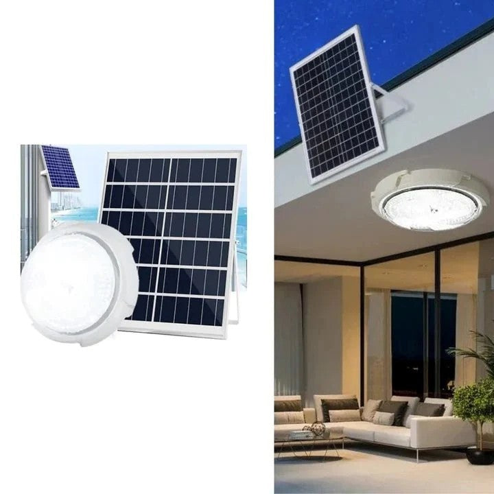 200W Solar Ceiling Light – Outdoor & Indoor LED Waterproof